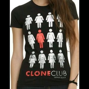 3 /$50 ORPHAN BLACK CLONE CLUB GRAPHIC TEE SHIRT